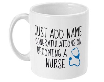 Personalized Nurse Mug, Nurse Graduation Gift