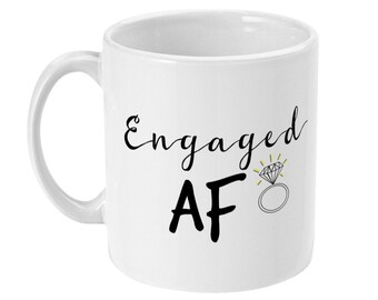 Förlovningspresent, Förlovningsmugg, Förlovad AF, Förlovningsfrieri, Förlovningsmeddelande, Nyförlovad, Förlovningspresenter