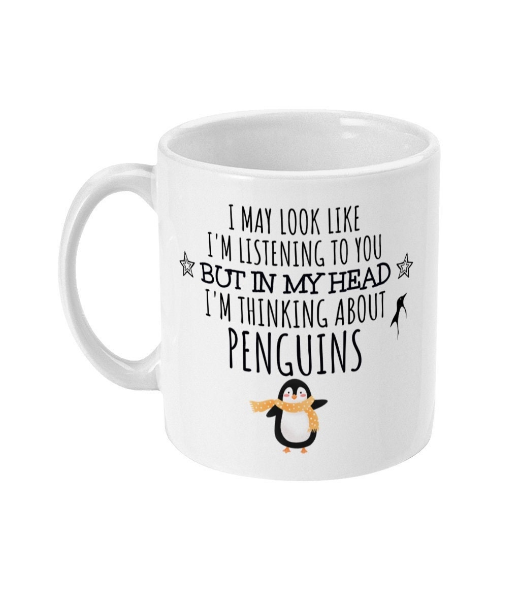 Dabbing Penguin Mug, Cute Dancing Penguin Coffee Cup for Animal
