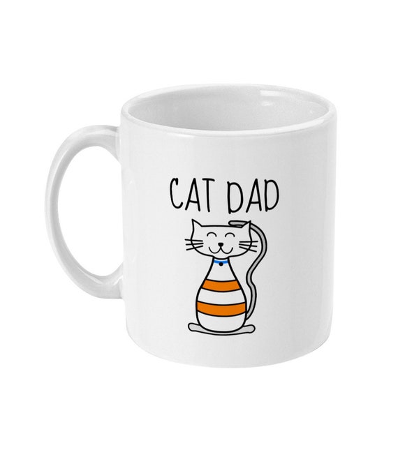 28 Top Photos Cat Dad Mug Etsy : Cat Dad Mug Etsy