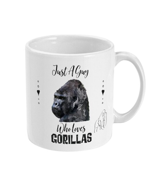 Gorilla Gift, Gorilla Mug, Gorilla Lover Gift, Funny Gorilla Gifts for Him,  Husband, Boyfriend, Dad, Brother, Gifts for Gorilla Lovers 