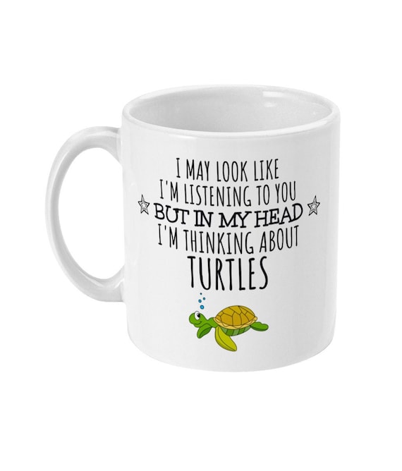 Tazza a forma di tartaruga marina, tazza da caffè a forma di tartaruga marina, tazza a forma di tartaruga personalizzata per donna, regalo a forma di