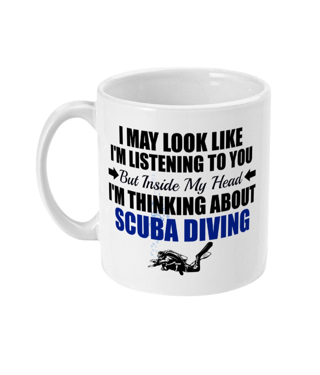 Scuba Diving Gift Scuba Diving Mug Funny Scuba Diver Gifts Etsy