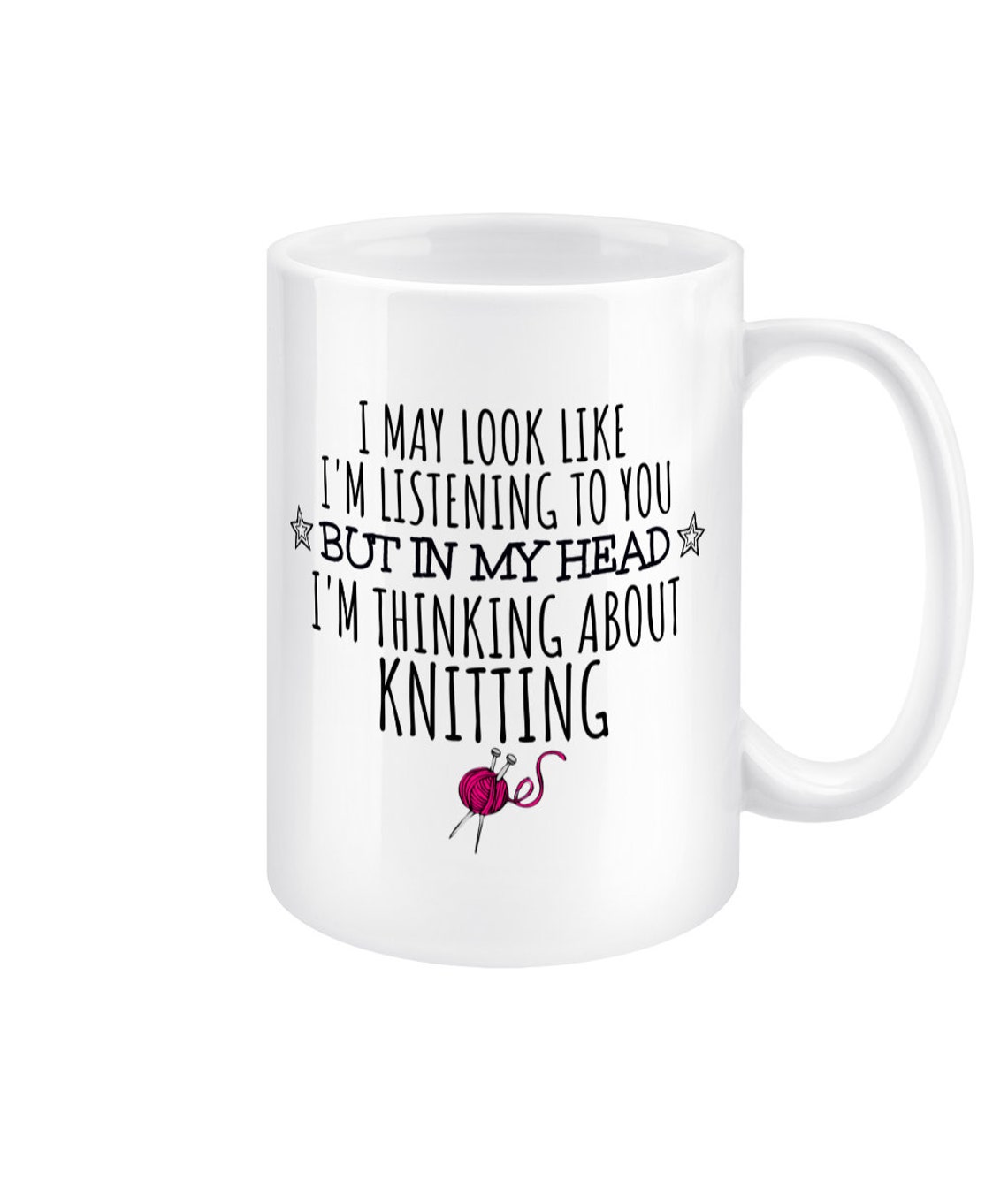 Knitting Mug Knitting Gift Funny Knitting Coffee Mug Etsy