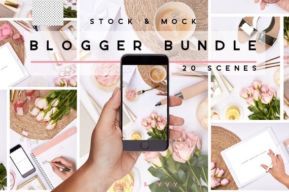 Spring Summer Flatlay Photography Blogger Style For Social Etsy