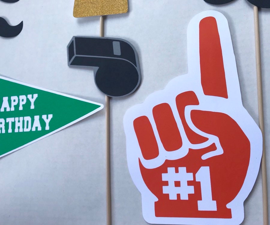 Sports Party Photo Props Coach Theme Props MVP Party Props Etsy