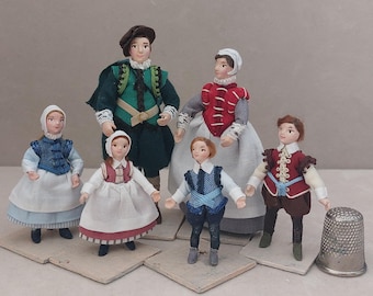 1/24 Scale Tudor Dolls