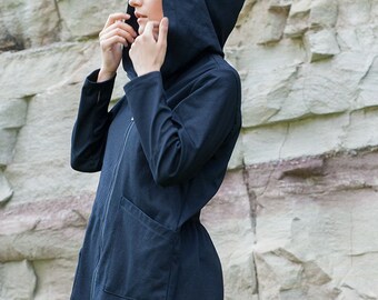 ladies black spring jacket