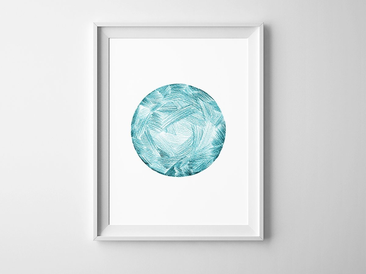Sky Blue Abstract Printable Wall Art Minimalist Graphic Poster - Etsy