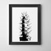 Cactus Printable Wall Art Black and White Print Graphic Art Poster ...