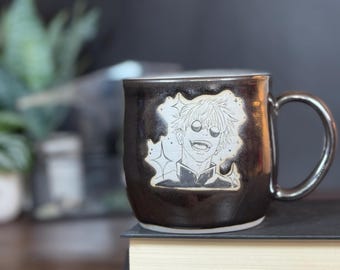 JJK Anime - Hand Thrown Porcelain Ceramic Mug - Pottery
