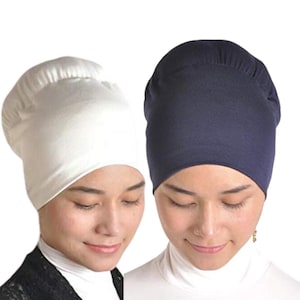 Mu Lan Cotton Shipper Hijab Bun Volumizer Under Scarf Shawl Turban Head Wrap