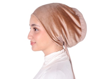 Velvet Cotton Hijab Volumizer: Anti-Slip Under Scarf