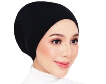 Mu Lan Basic Shaper Cotton Volumizer Under Scarf Shawl Wrap Turban Base Chemo Hair Loss Cap Head Bonnet Chemo Hat Bun