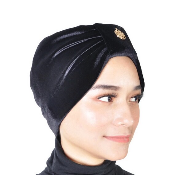 Black Velvet Headwrap