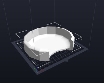 Bac à dés de fichiers d’impression 3D - compatible avec Castle Dice Tower