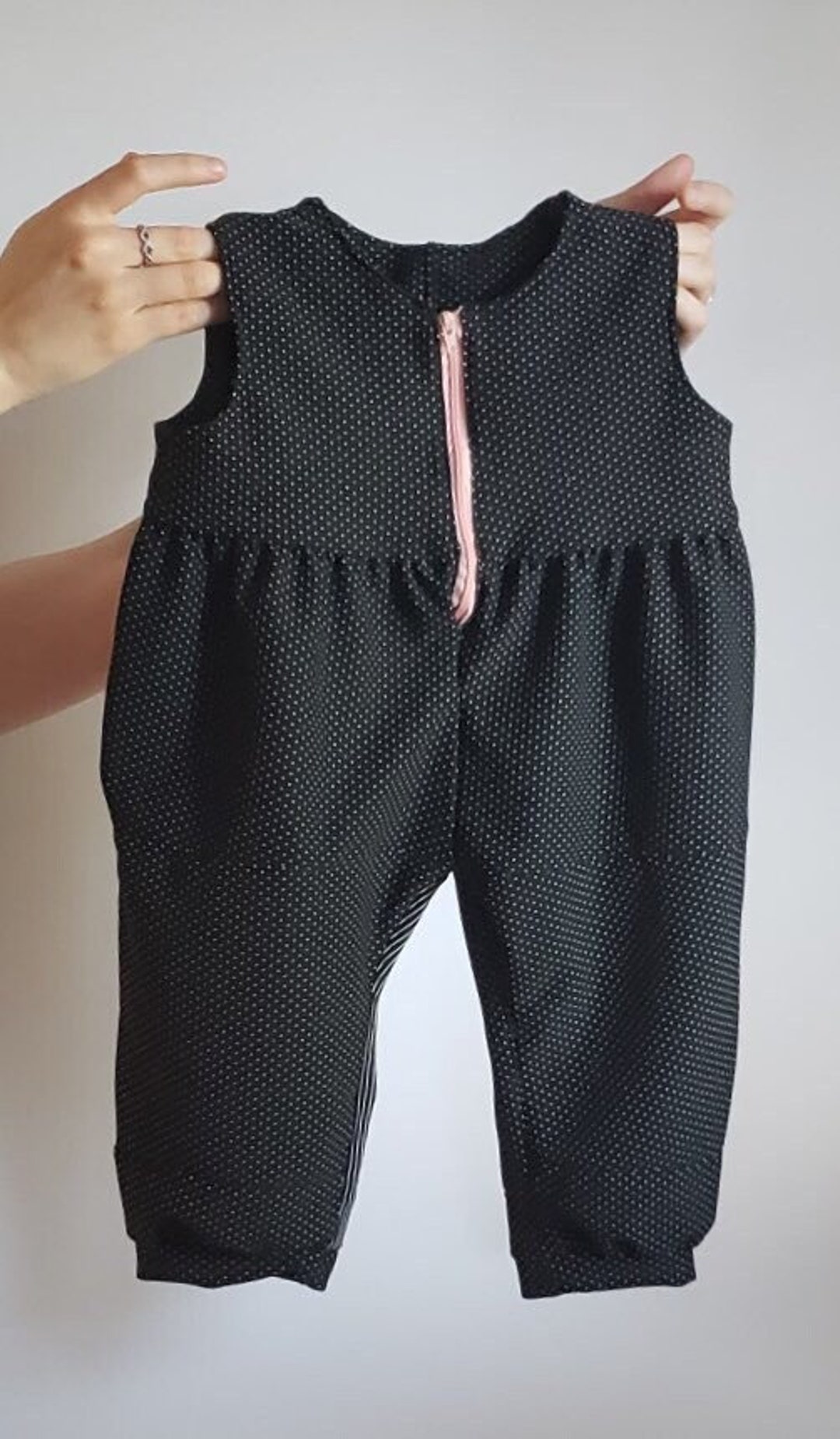 Striped & Polka Dot Overalls - Etsy Canada