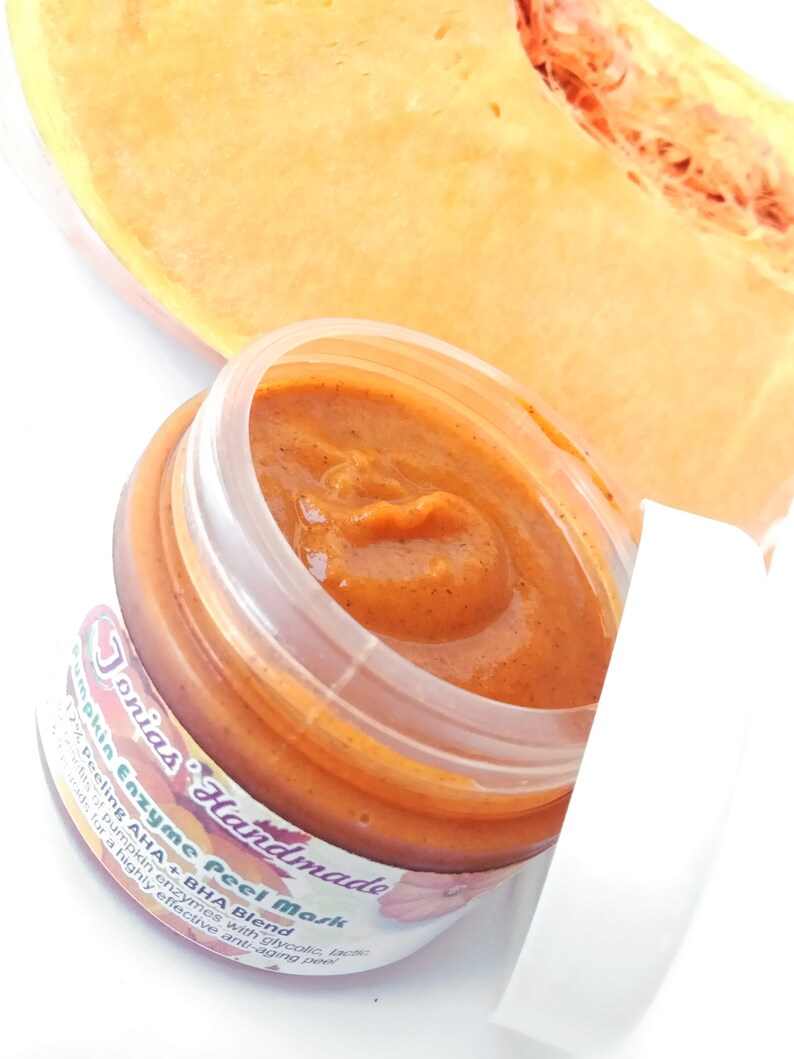 Pumpkin Facial Mask Enzyme Glycolic Acid Lactic Acid Salicylic Etsy