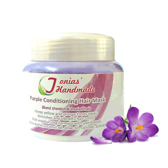 Purple Conditioner Blonde Hair Conditioner Toner Dry Frizzy Etsy