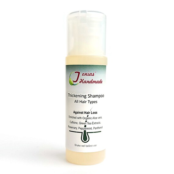 Caffeine Shampoo Hair Thickening Hair Loss Alopecia Hair Etsy