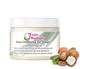 Deep Conditioner, Dry Damaged Hair Masque, Repair Curly Bleached Frizzy Hair