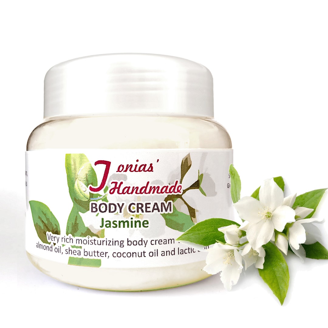 Jasmine Body Cream, Whipped Shea Butter, Coconut Oil, Moisturizing