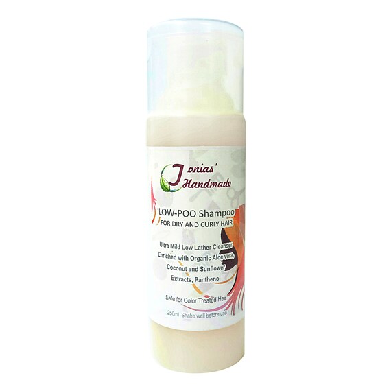 Low Poo Shampoo Curly Hair Low Shampoo Damaged Relaxed Hair Etsy