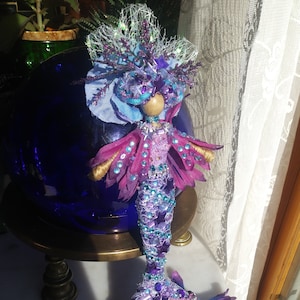 Muñeca de arte de sirena personalizada, hecha a pedido