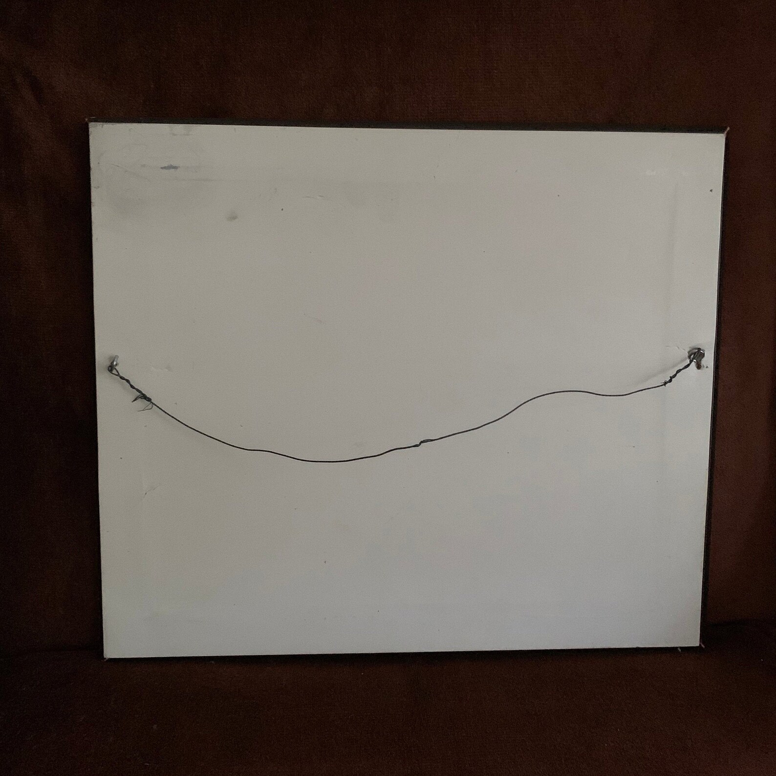 Vintage Foil Painting / E. La Nusa / Framed Oil Art Etsy