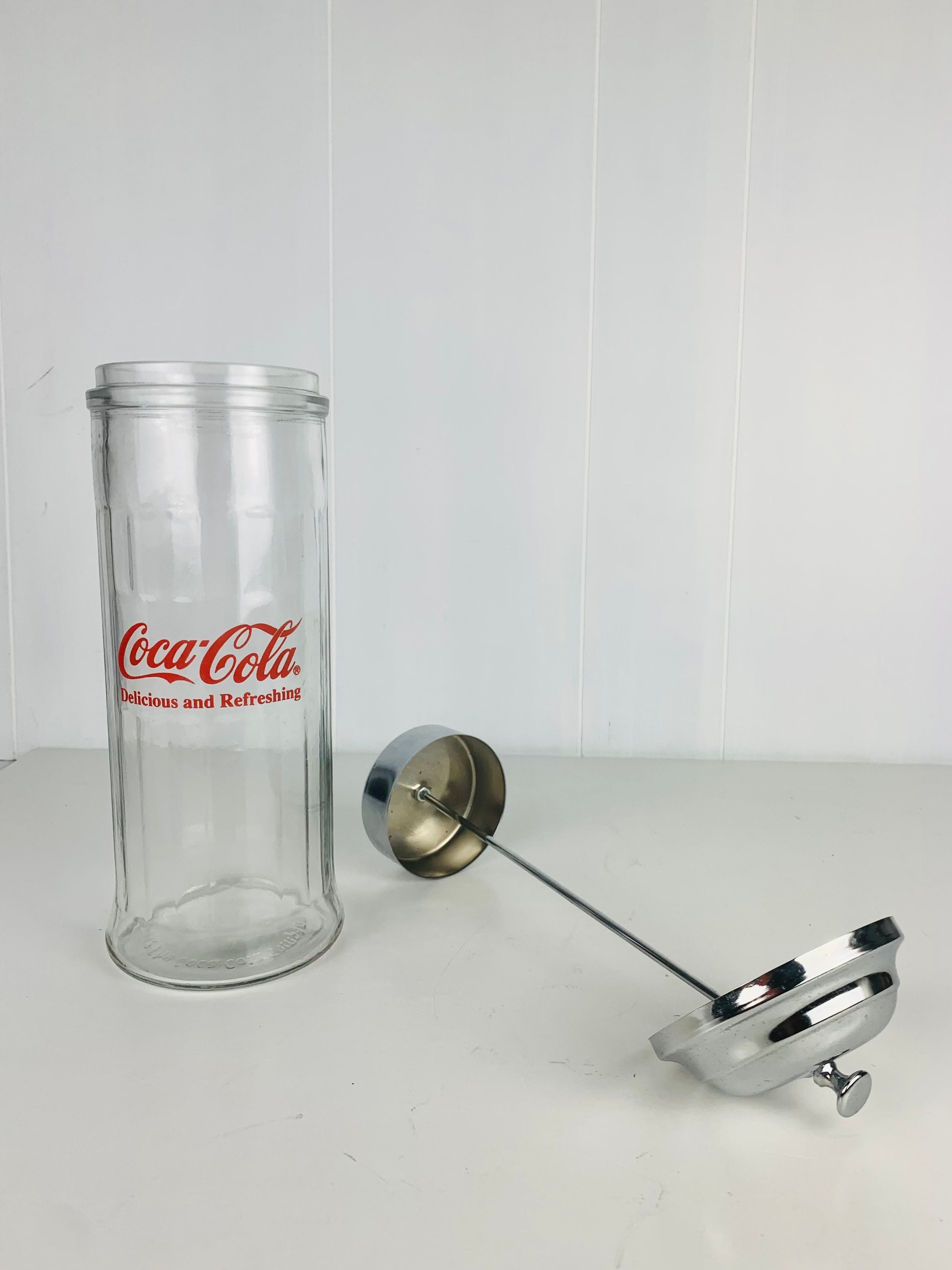Vintage Cocacola Straw Dispenser / Straw Holder / Ice Cream Etsy