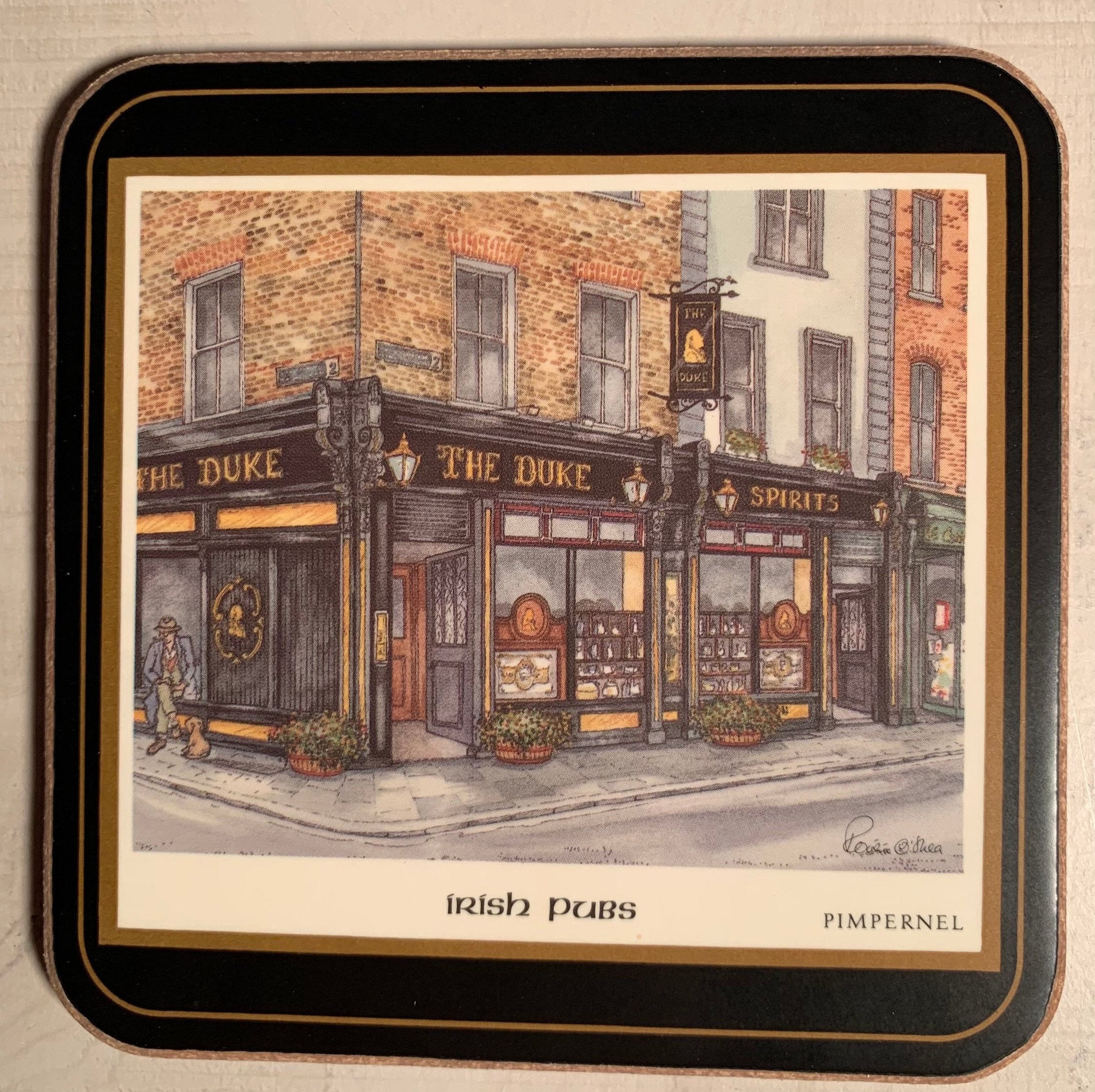 Vintage Pimpernel Coasters / Irish Pubs / Set of Six Etsy