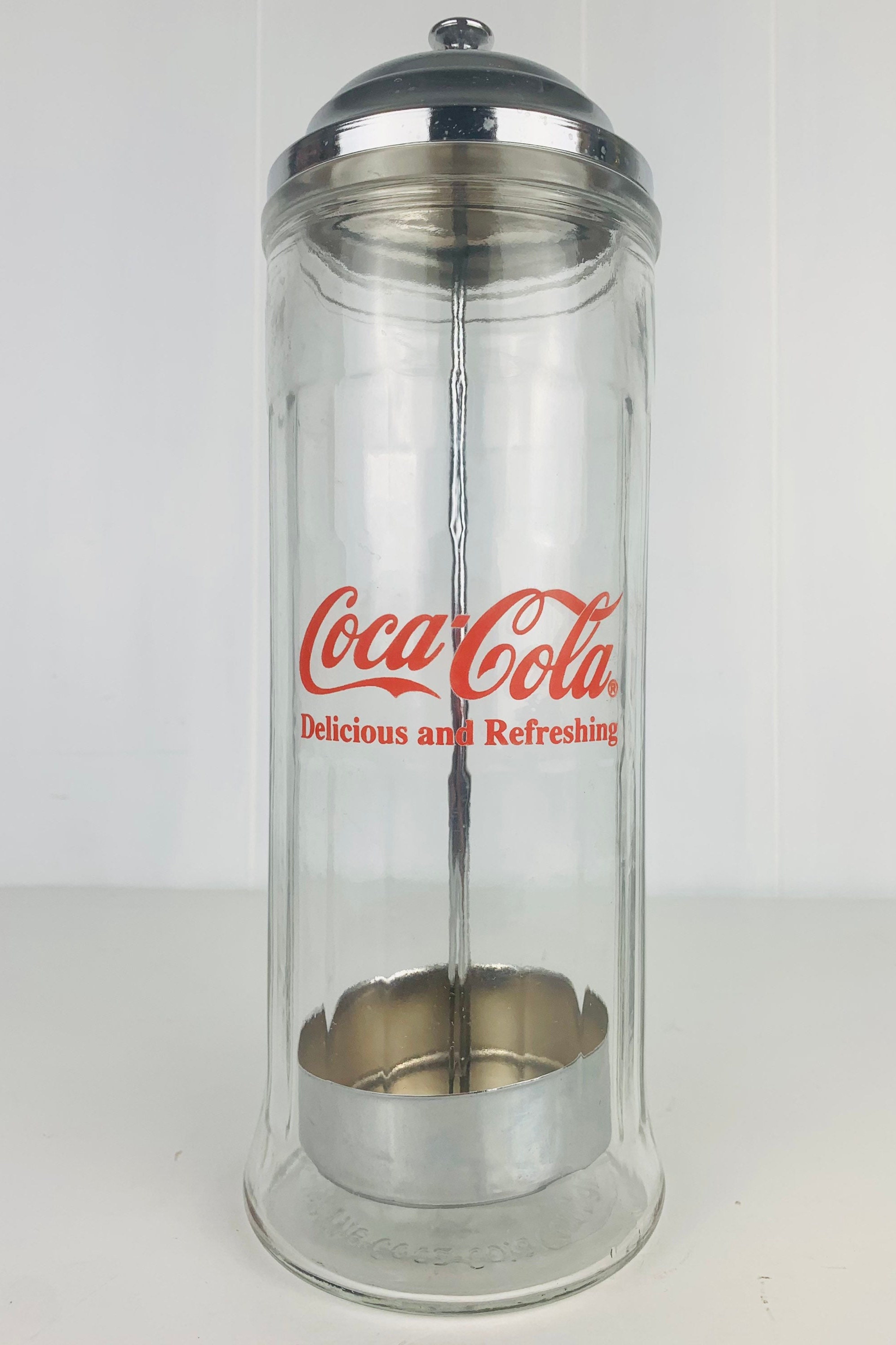 Vintage Cocacola Straw Dispenser / Straw Holder / Ice Cream Etsy