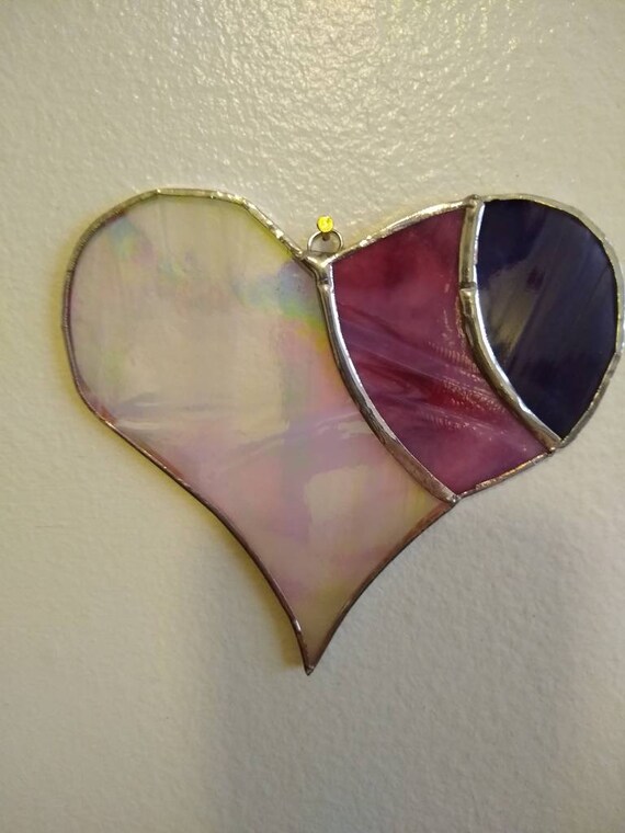 Heart suncatcher ornament Etsy