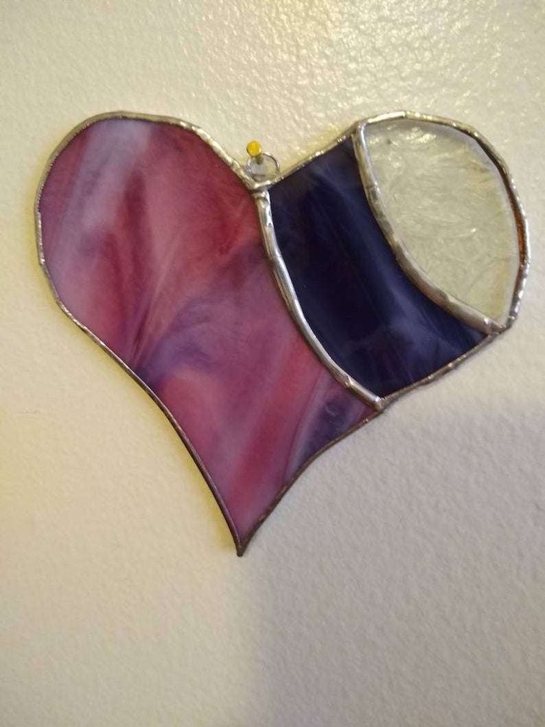 Heart suncatcher ornament Etsy