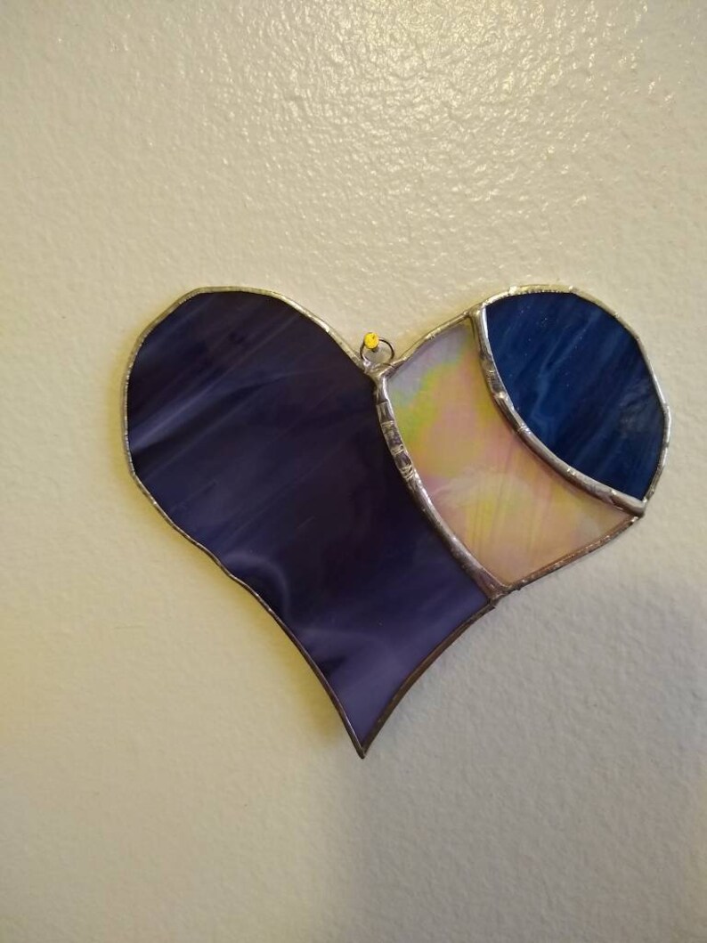 Heart suncatcher ornament Etsy