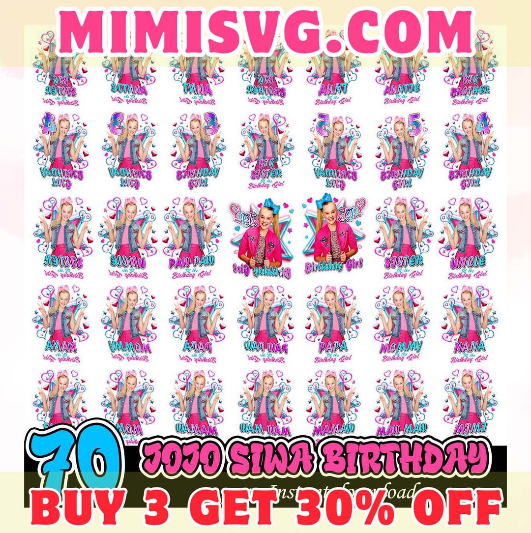Jojo Siwa Bundle Png, Jojo Siwa Vector, Jojo Siwa Silhouette, Jojo Siwa