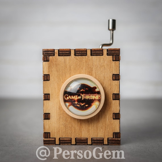 Game Of Thrones Intro Theme Wooden Music Box Got Etsy