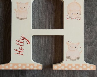 Pig personalised letter