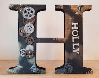 Steampunk personalised letter