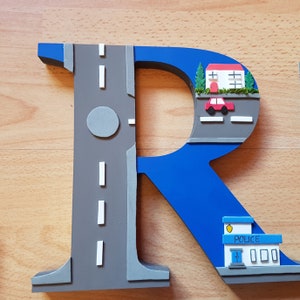 Large Wooden Car Letters - Etsy