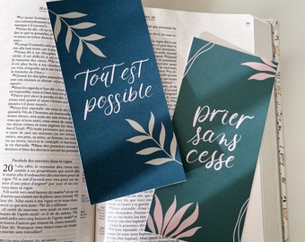 Christian bookmarks, Christian decoration, gifts, verse bookmarks