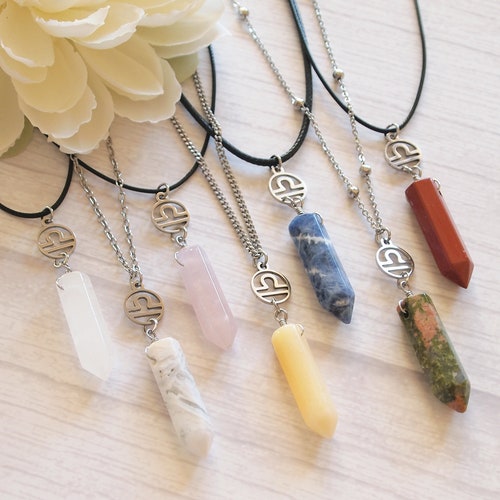 Libra Crystal Necklace Libra Cord 