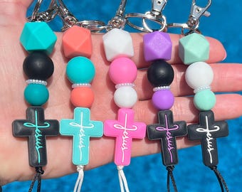 Handmade Jesus Keychain: Handmade Faith Reminder