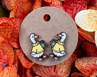 Seasonal Wooden Stud Earrings