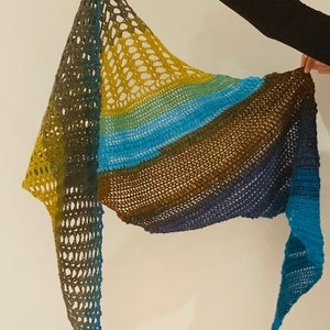 PATTERN // Buckley Shawl // crochet pattern // crochet shawl pattern // digital download //