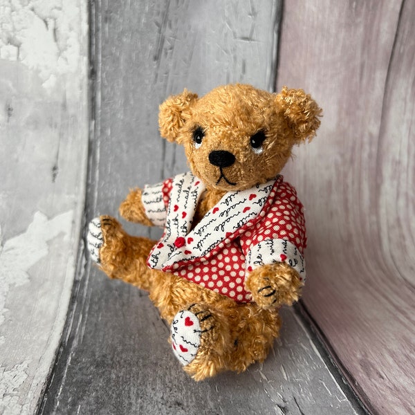 Artist Bear/Mohair Bear/Collectable Bear/One of a kind/Handmade/Keepsake/Art doll/Teddy Bear/Jointed Bear/