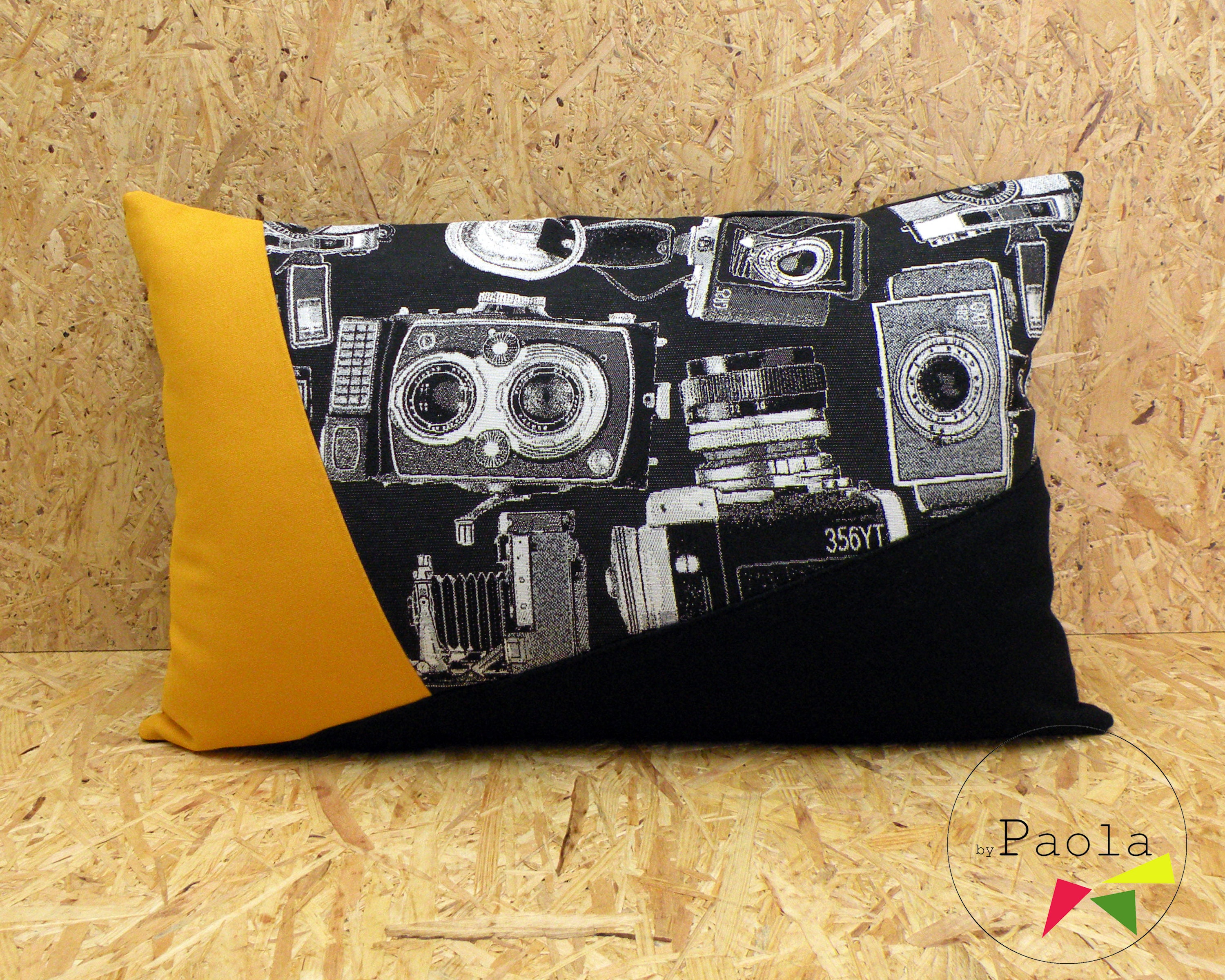 Housse de Coussin Appareil Photo Vintage Collection Retro 2018-2019