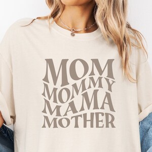 Comfort Colors Mom Shirt, Mothers Day Gift Pregnancy Announcement Shirt Expecting Mom Gift Baby Shower Gift for Expecting Mom