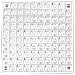Volgorde spelbord digitaal ontwerpbestand .svg, dxf en .pdf