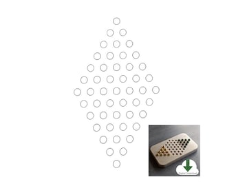 Chinese Checkers 2 player DIGITAL FILE ONLY  .pdf  .svg  .dxf